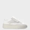 CPH89 Cracked Leather Off White
