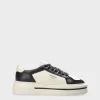 CPH181 Leather Mix Black/cream Beige
