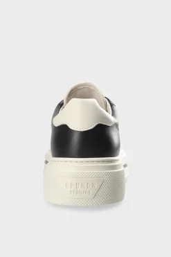 CPH181 Leather Mix Black/cream Beige