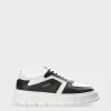 CPH332 Leather Mix Black/white