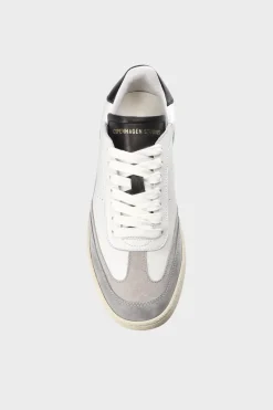 CPH257 Leather Mix White/black