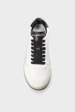 CPH27 Leather Mix White/black