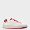 CPH27 Leather Mix White/red