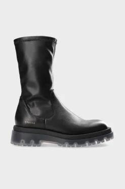 CPH1006 Leather/vegan Stretch Black/clear