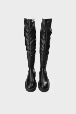 CPH1005 Leather/vegan Stretch Black