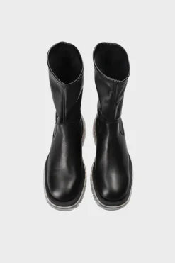 CPH1006 Leather/vegan Stretch Black/clear