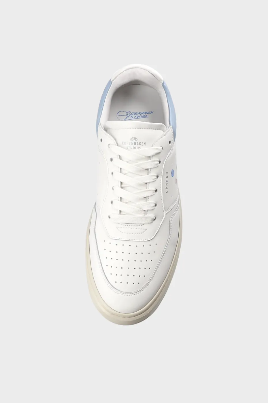 CPH MELBOURNE M Leather White/light Blue