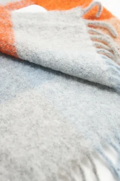 CPH SHAWL 2 Wool Mix Blue/orange