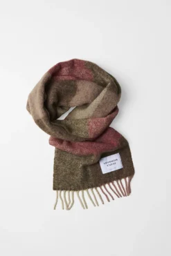 CPH SHAWL 4 Wool Mix Rose/brown