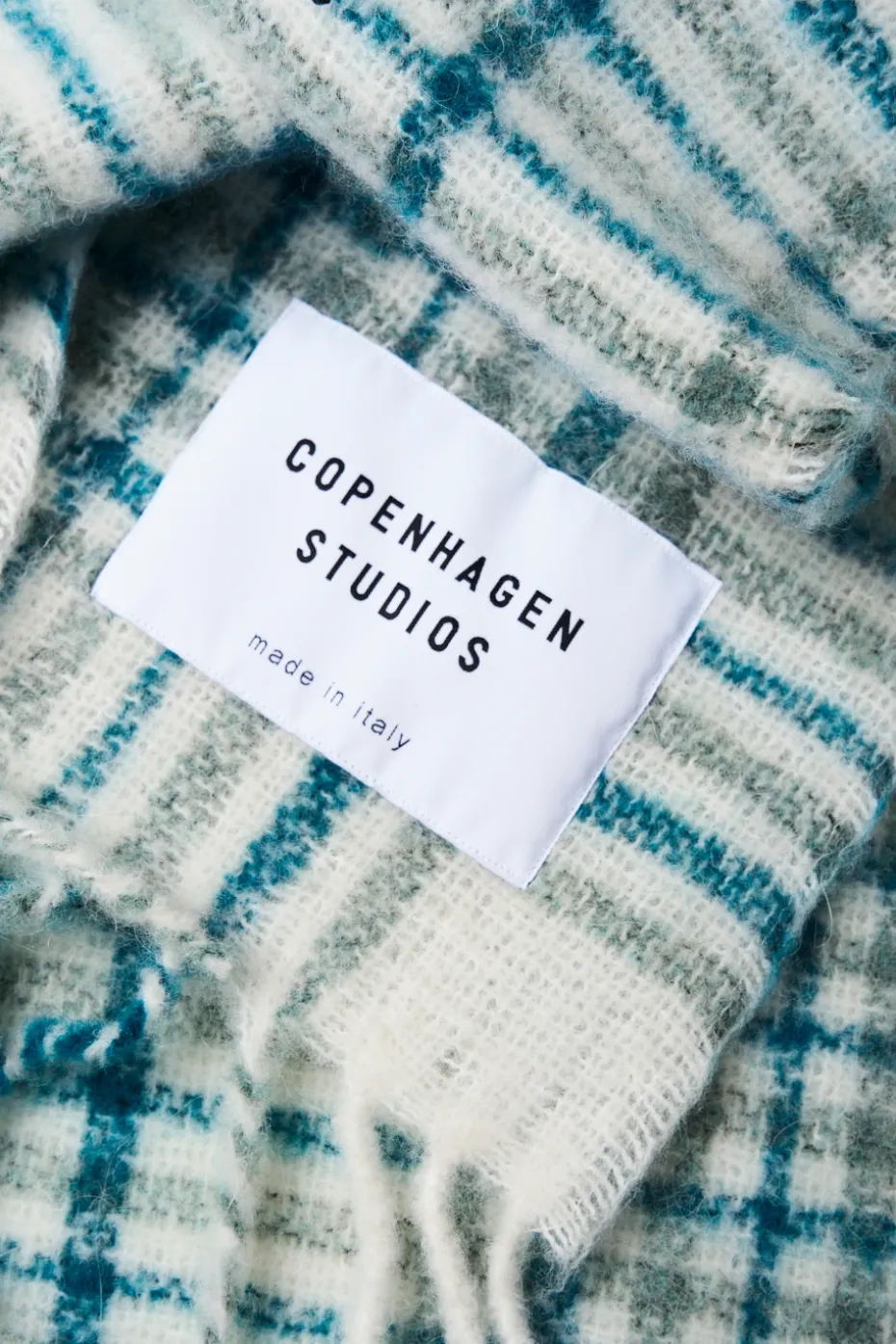 CPH SHAWL 10 Wool Mix Turquoise