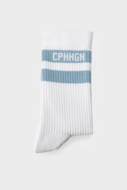 CPH SOCKS 3 Cotton Blend White/light Blue