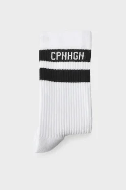 CPH SOCKS 3 Cotton Blend White/black