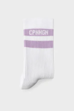 CPH SOCKS 3 Cotton Blend White/lavender