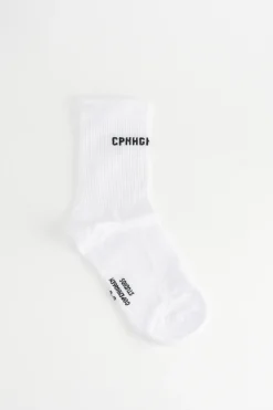 CPH SOCKS 1 Cotton Blend White