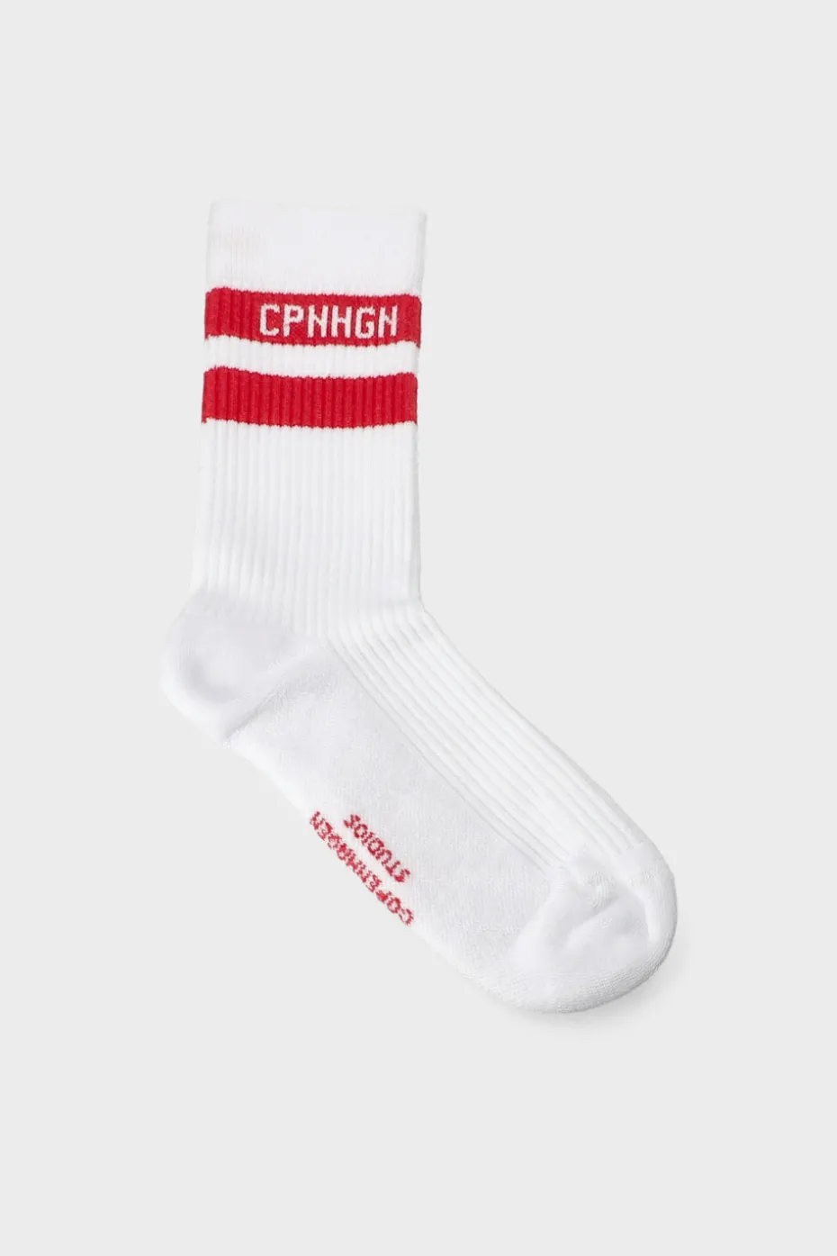 CPH SOCKS 3 Cotton Blend White/red