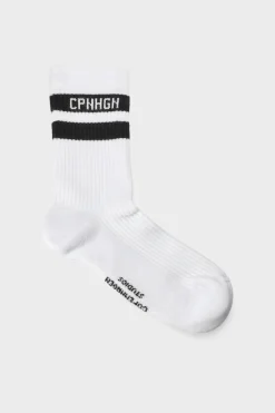 CPH SOCKS 3 Cotton Blend White/black