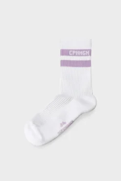 CPH SOCKS 3 Cotton Blend White/lavender