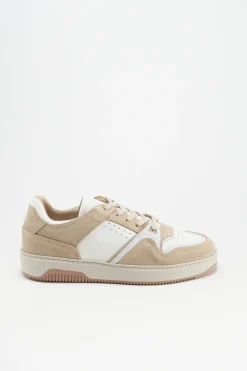 CPH167M Leather Mix White/cream Beige