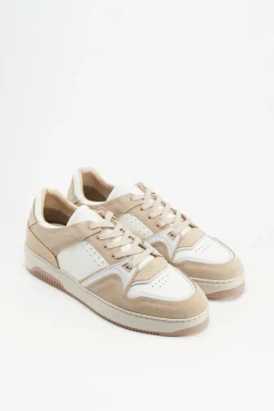 CPH167M Leather Mix White/cream Beige