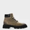 CPH171M Waxed Suede Black/olive