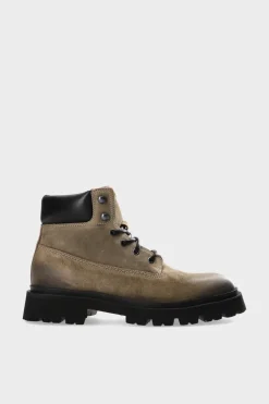 CPH171M Waxed Suede Black/olive
