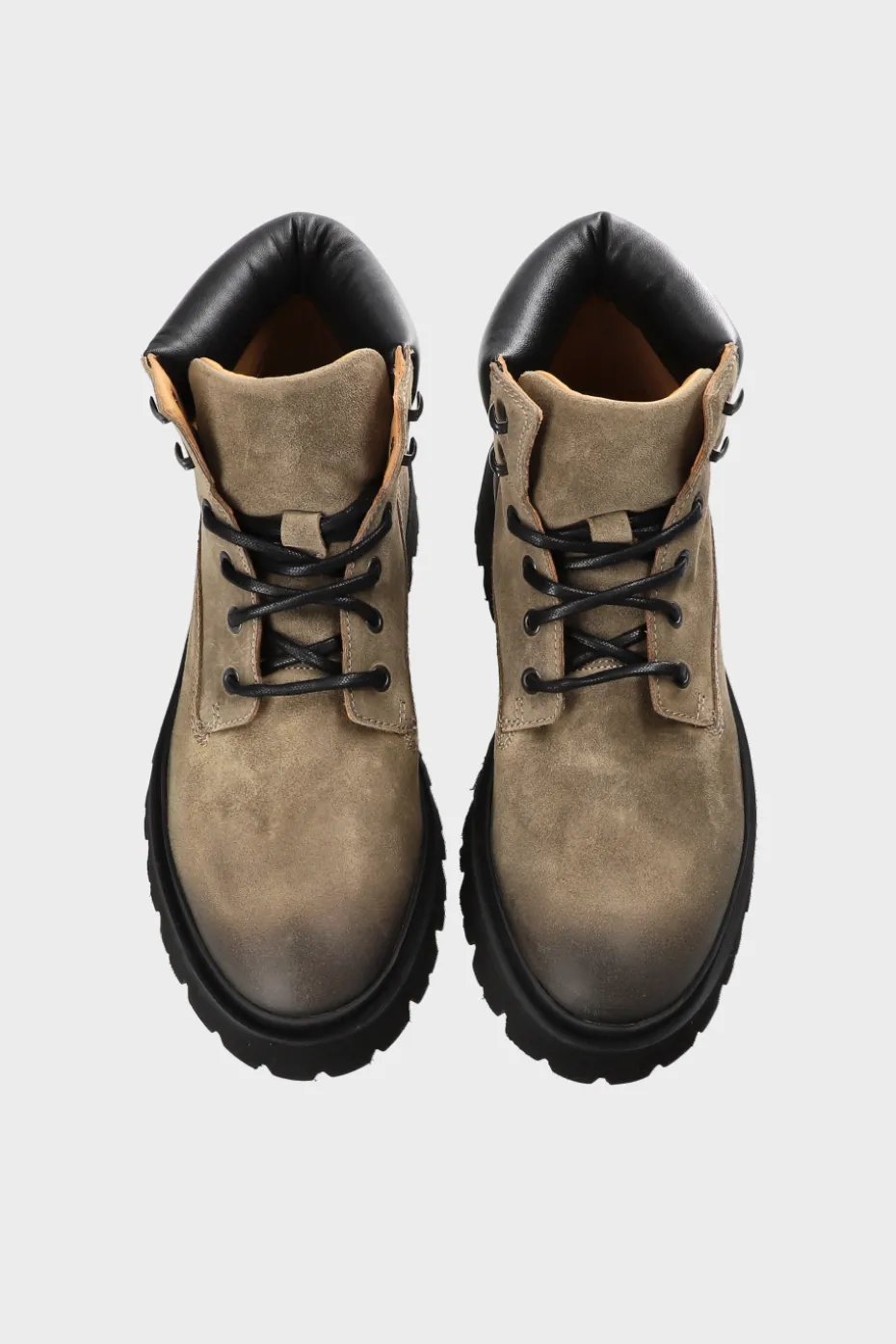 CPH171M Waxed Suede Black/olive