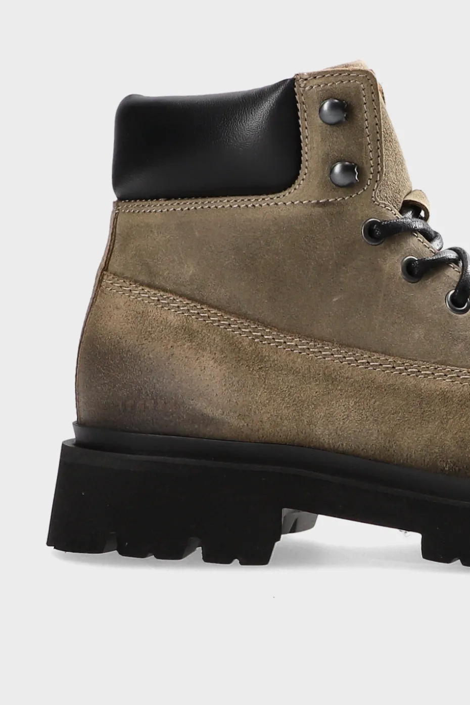 CPH171M Waxed Suede Black/olive